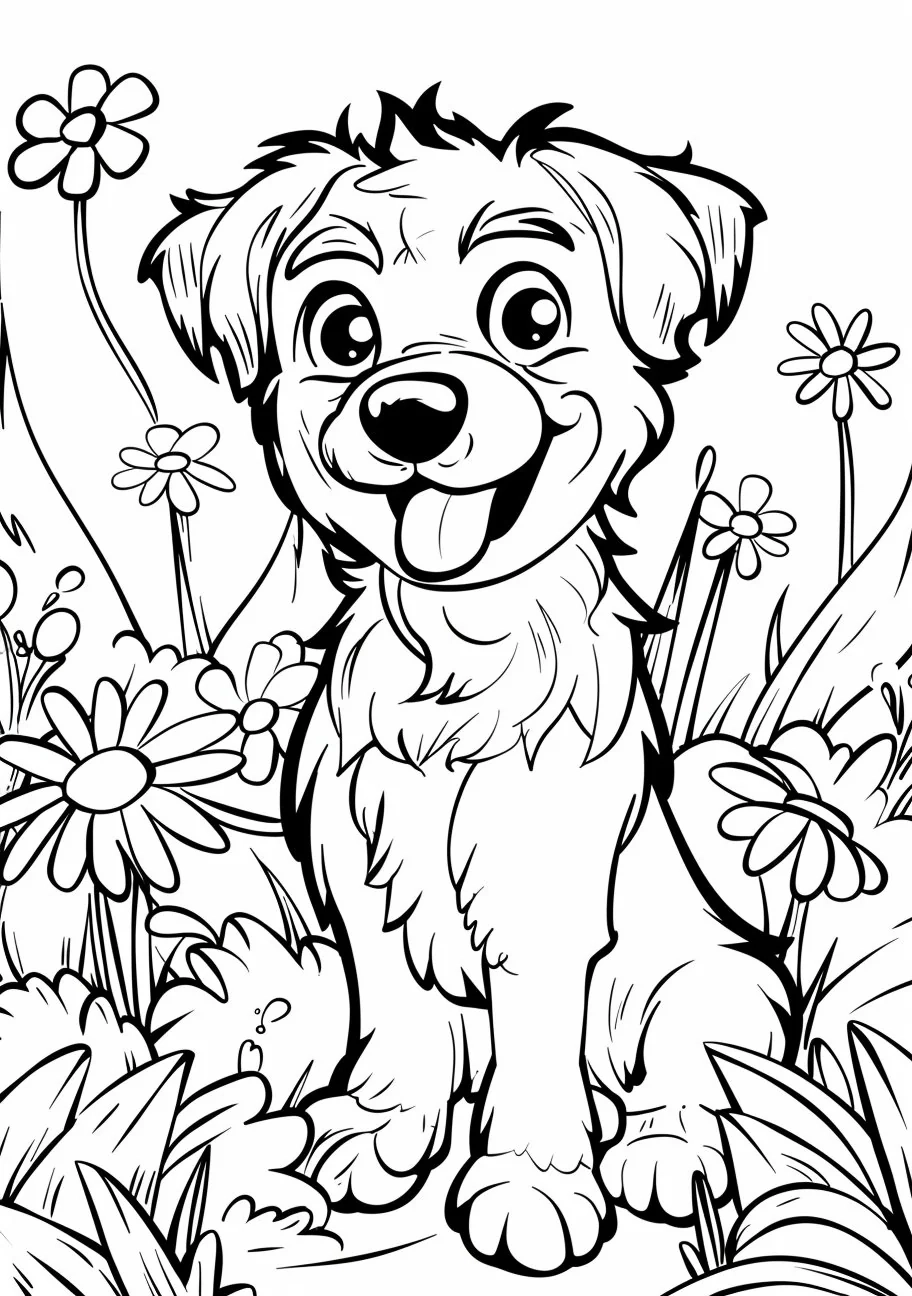 25 Amazing My Cute Dog Coloring Sheets My Coloring Zone