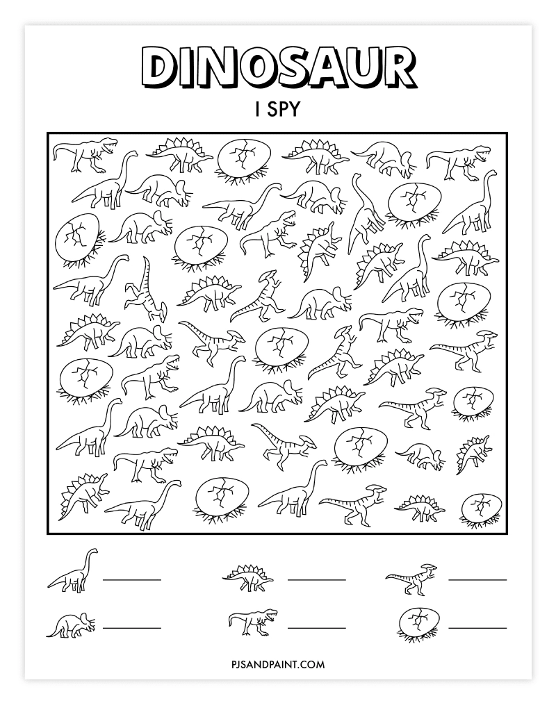 28 Free Printable I Spy Games Pjs And Paint