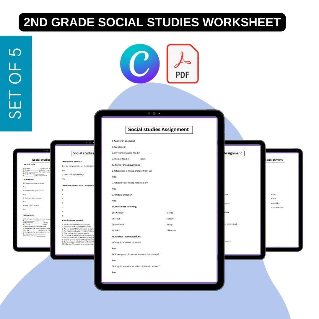 Printable Social Studies Worksheets