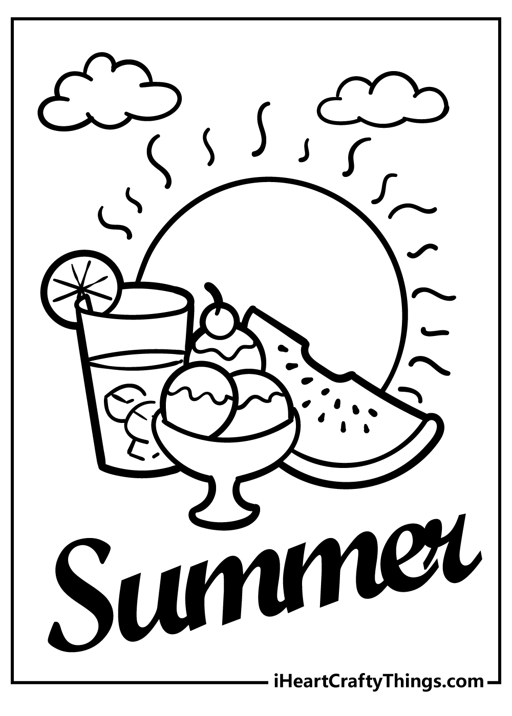 30 Summer Coloring Pages Free To Print Detailed PDF Sheets 30 Summer Coloring Pages Free To Print Detailed PDF Sheets
