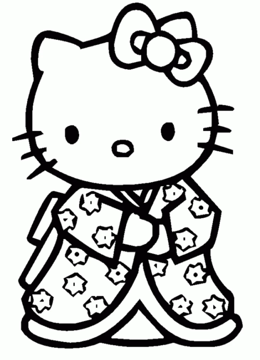 35 Hello Kitty Coloring Pages Free Printable Parade