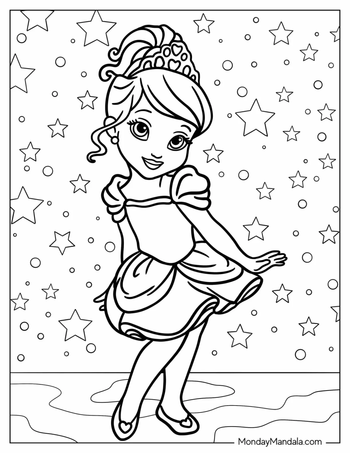 Princess Coloring Sheets Free Printable