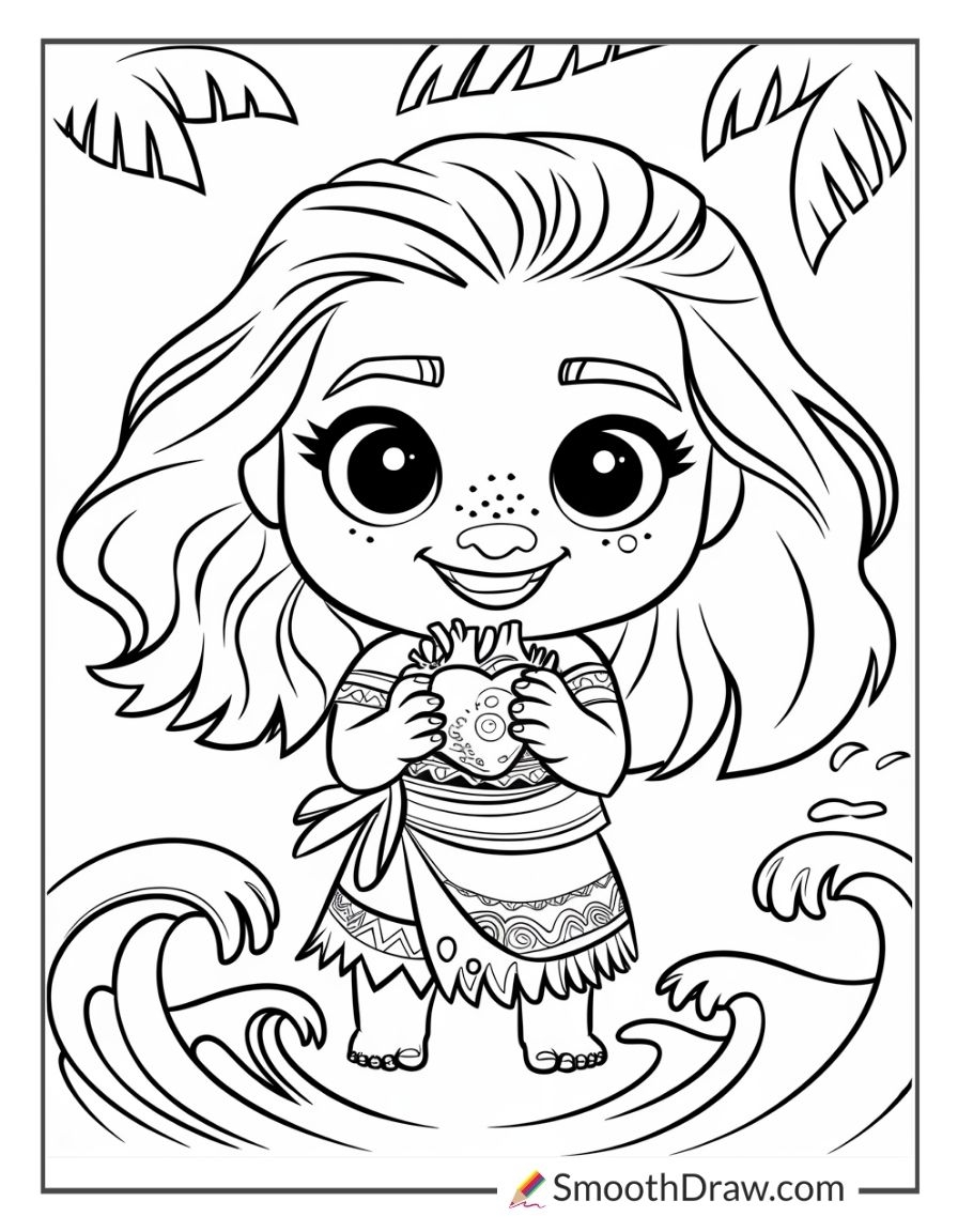 Moana Coloring Sheets Printable