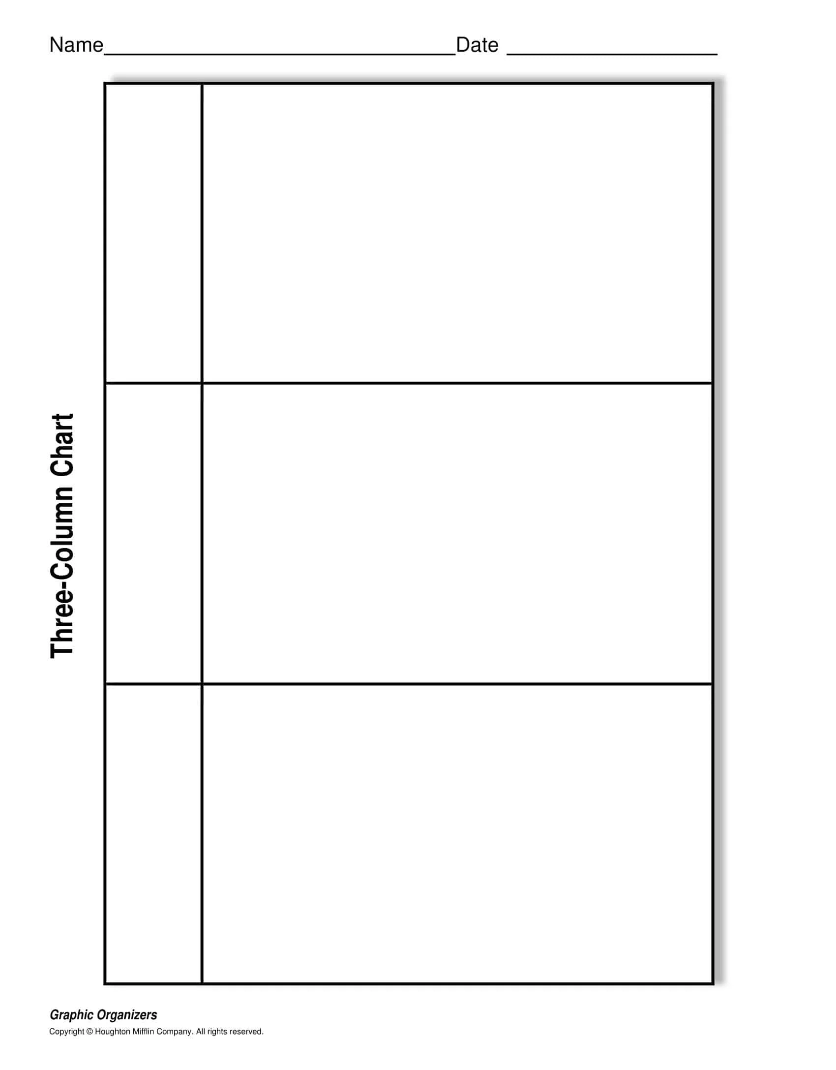 49 Free Printable T Chart Templates PDF Word Excel 