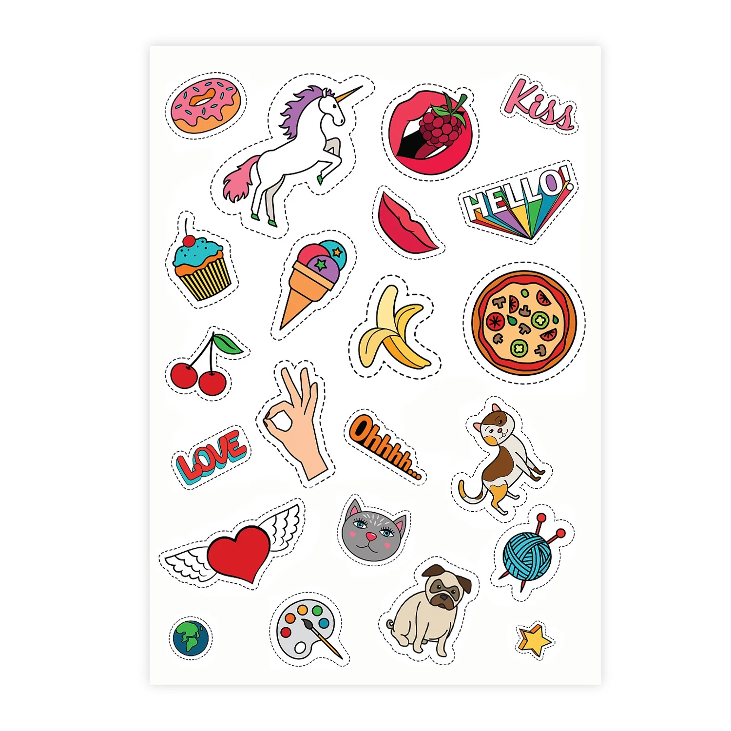 8 5 X 11 Full Sheet Matte Sticker Paper For Inkjet Or Laser Printers Betckey BETCKEY Label