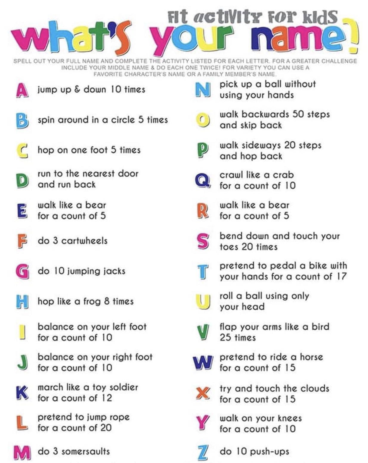 Dance Worksheets Printable