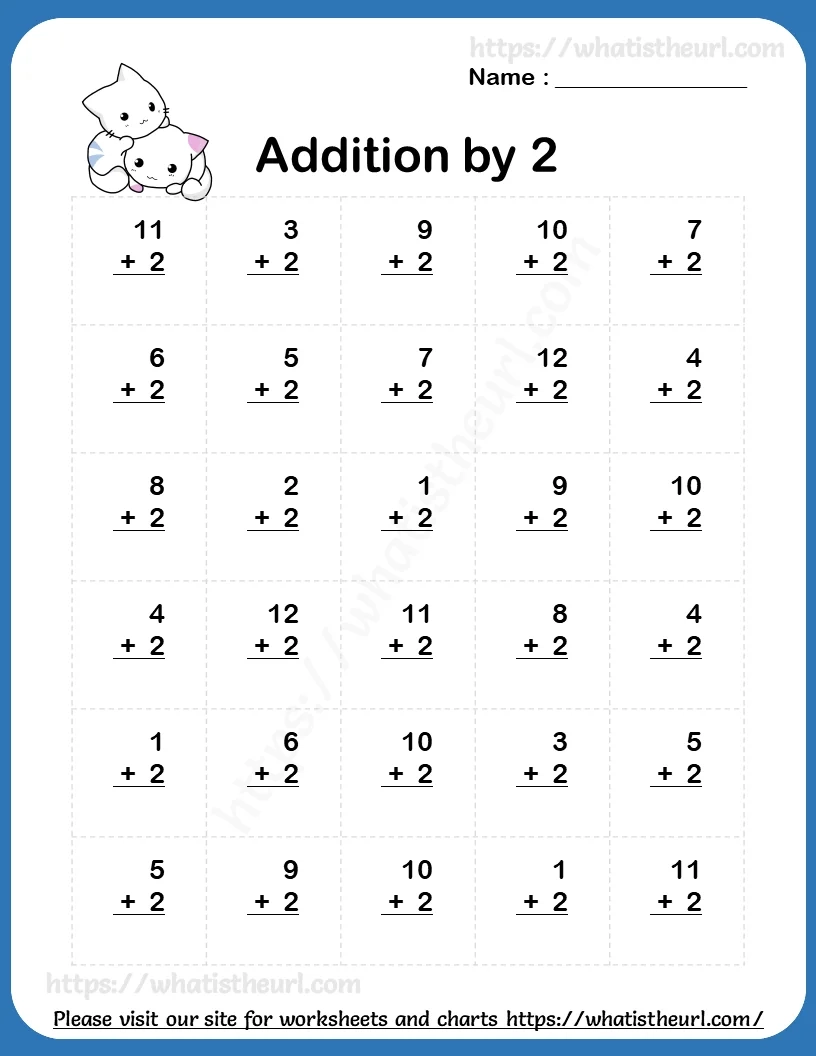 Printable Addition Worksheets For Grade 1