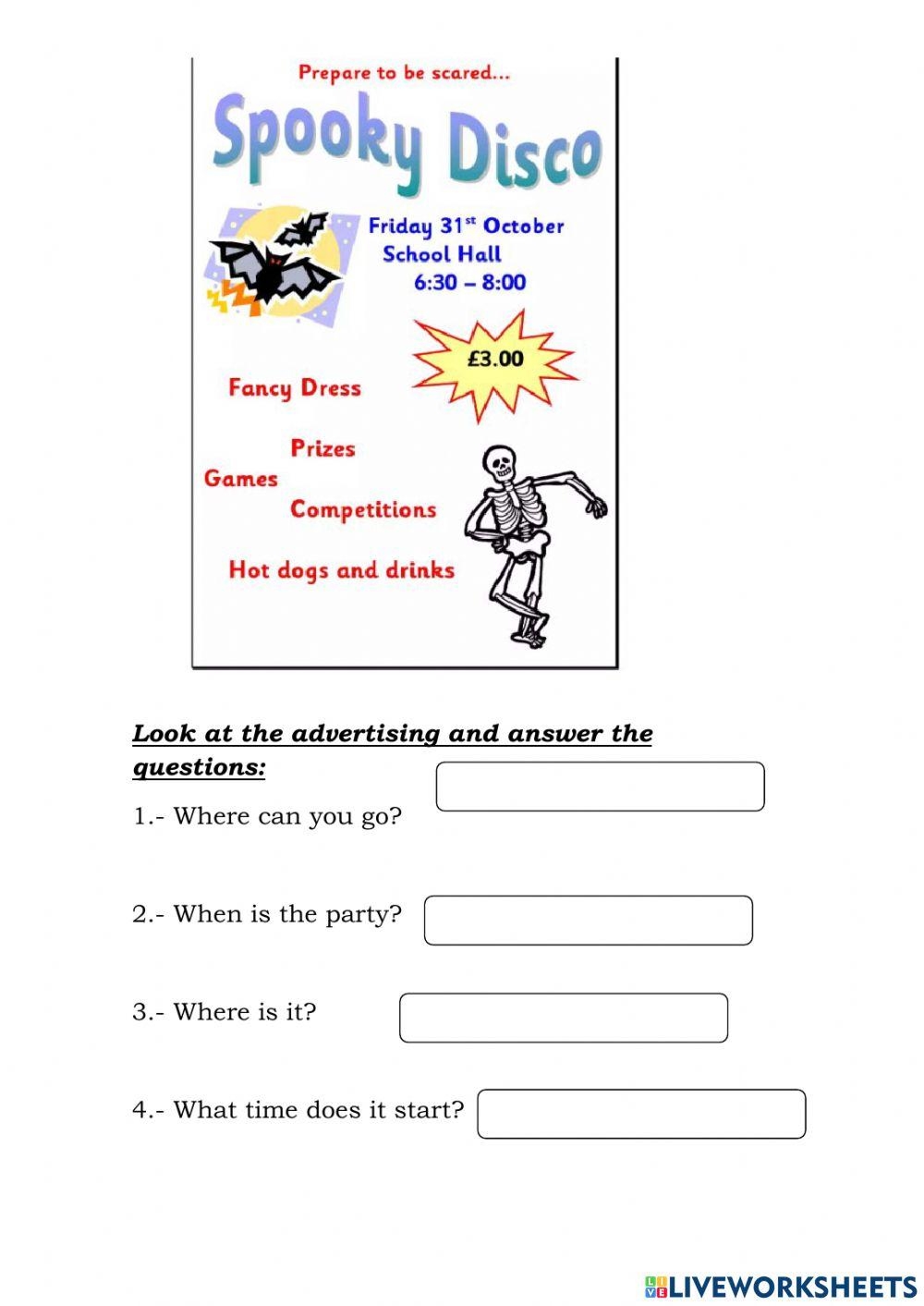 Printable Advertising Worksheet Pdf