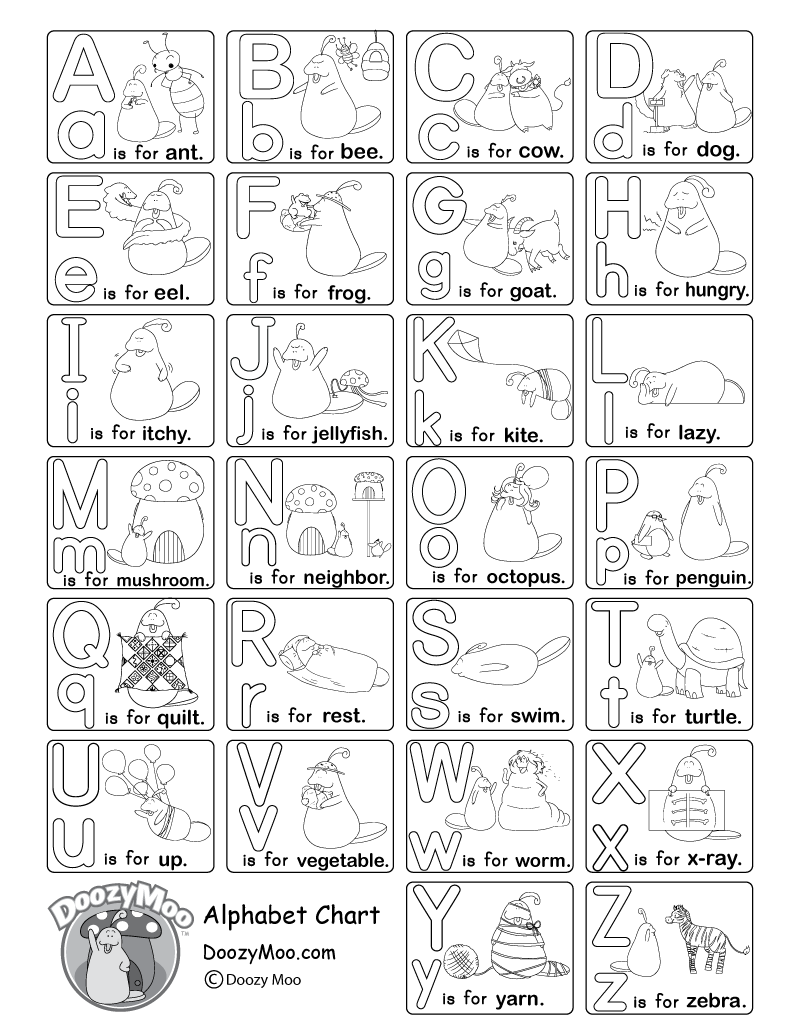 Printable Free Alphabet Worksheets