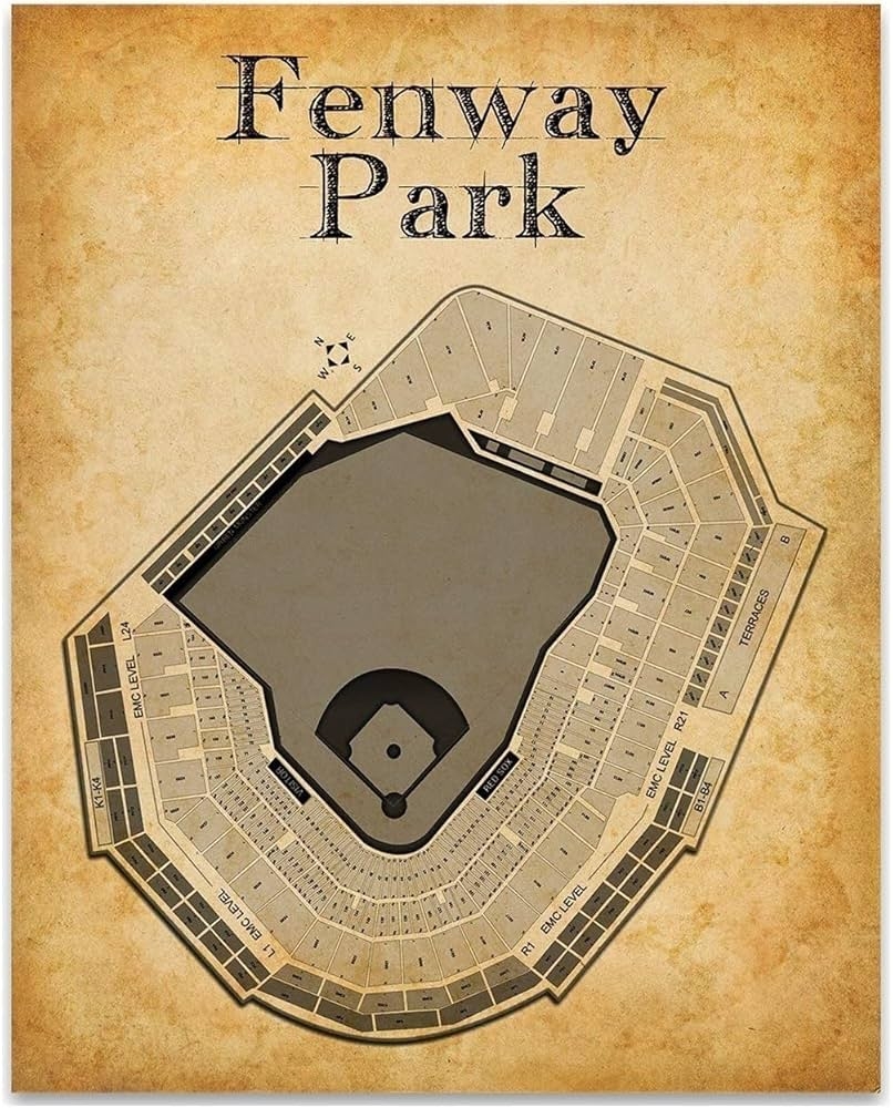Fenway Park Seating Chart Printable Fenway Park Seating Chart Printable