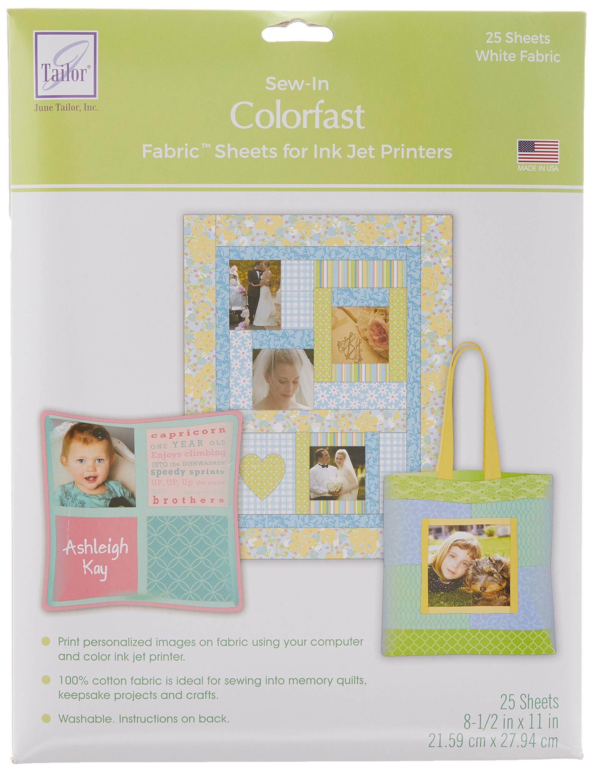 June Taylor Printable Fabric Sheets