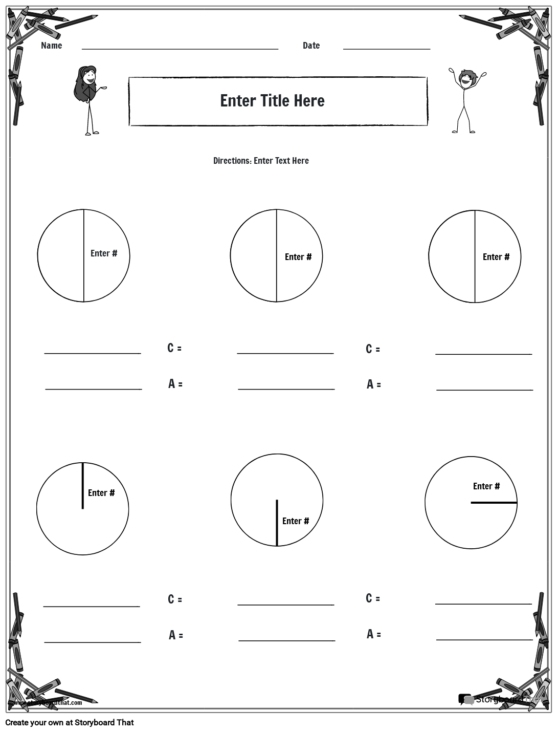 Free Printable Circumference Worksheets