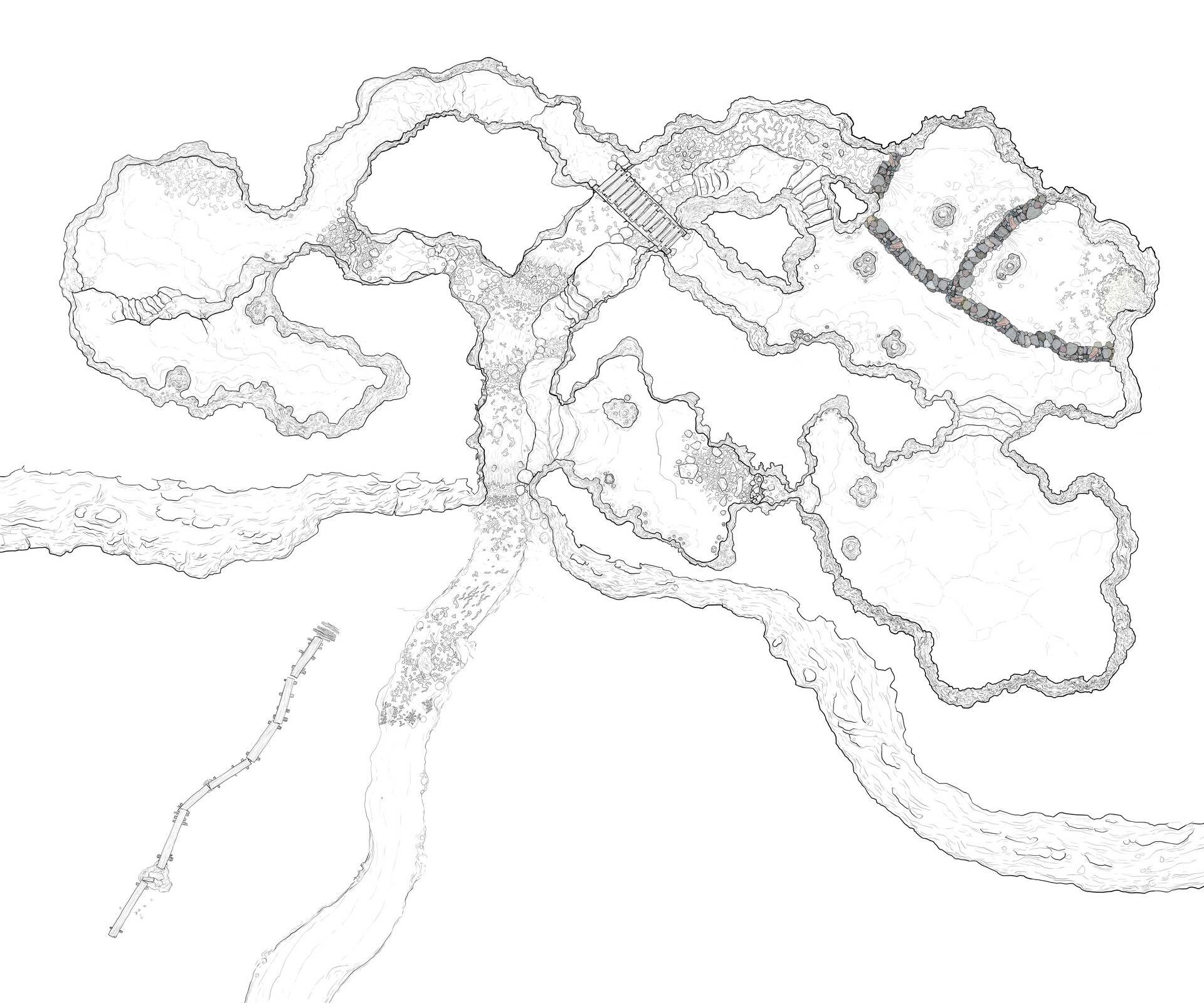 ArtStation Cragmaw Hideout Battlemap