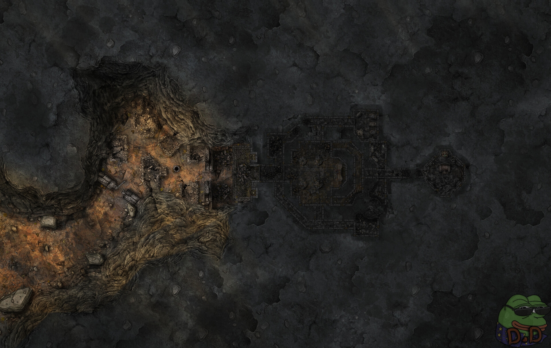 Dwarven Excavation Map Printable