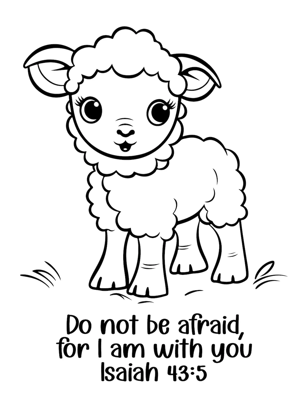 Bible Verse Coloring Pages For Kid Christian Farm Animal Coloring Book Christian Kid Coloring Page Coloring Book For Sunday School Printable Etsy 