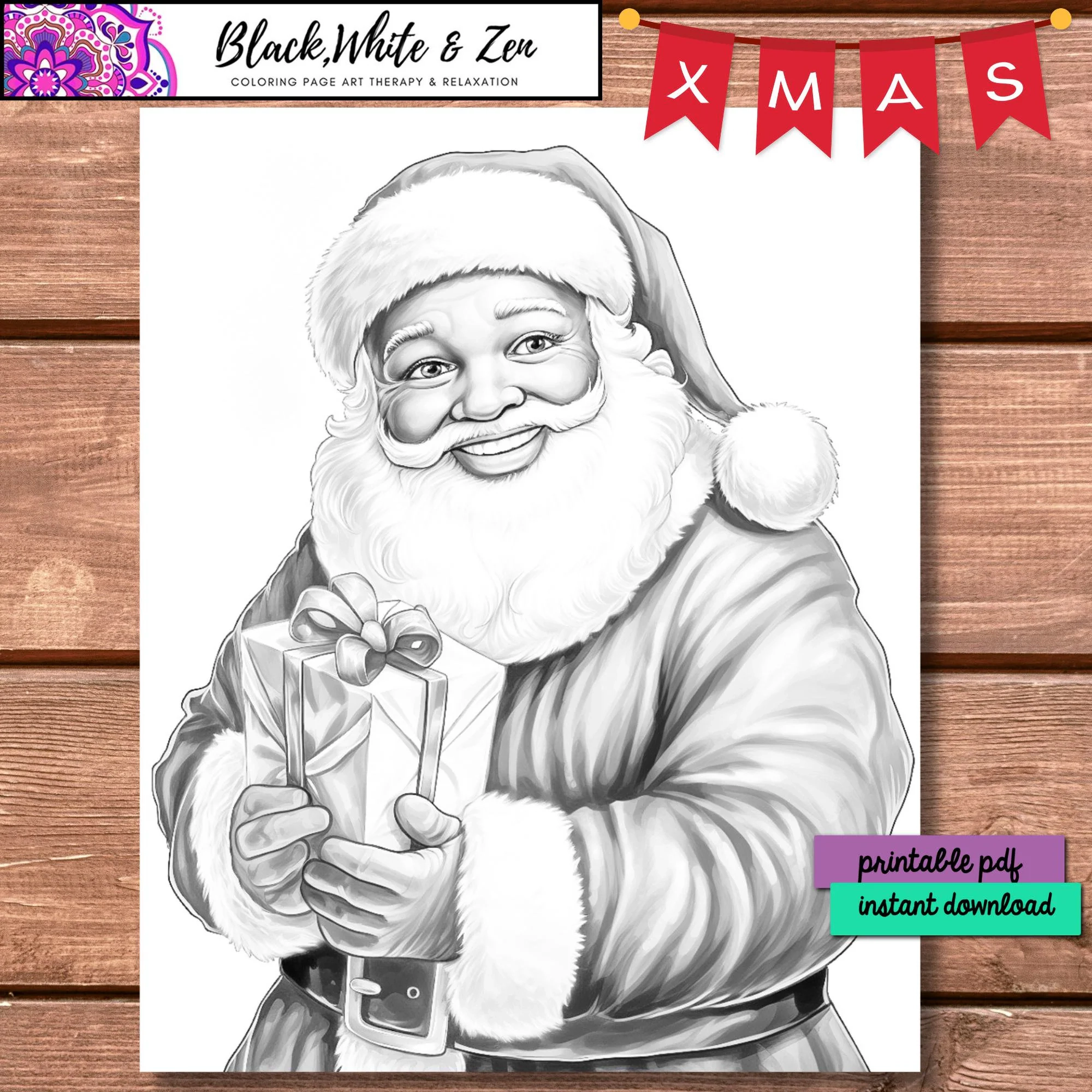 Xmas Coloring Sheets Printable