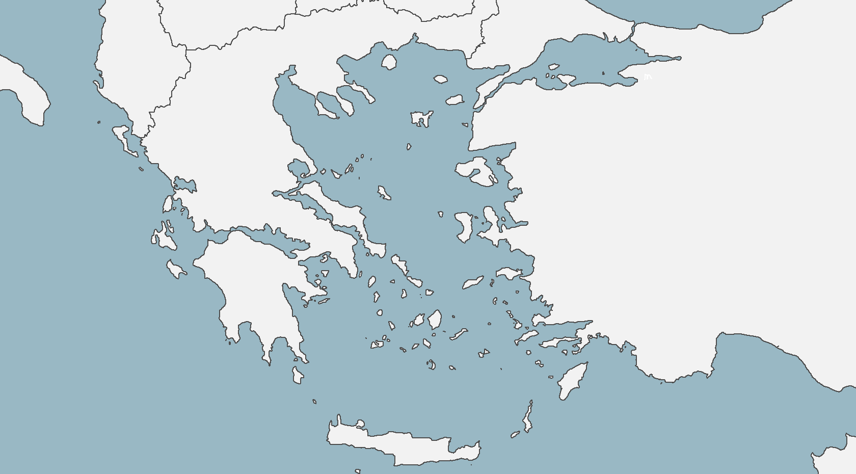 Blank Map Of Greece And The Aegean Sea By TheGreatLocust On DeviantArt