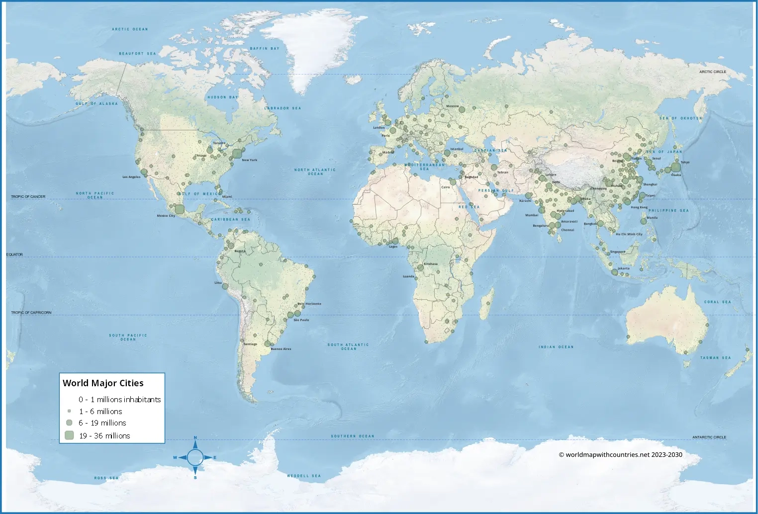 Blank Printable World Map With Countries U0026 Capitals