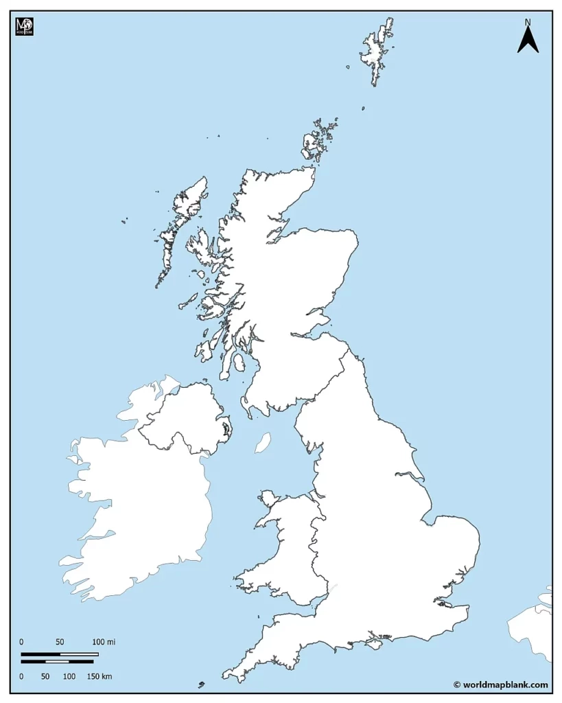Map Of British Isles Printable Map Of British Isles Printable