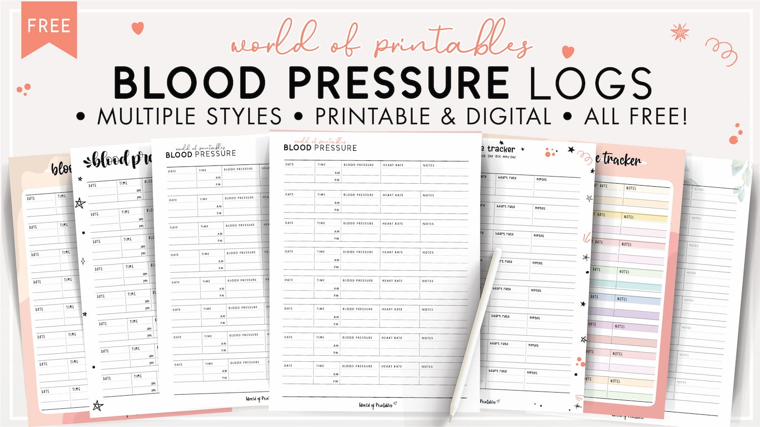 Blood Pressure Chart Printable Pdf