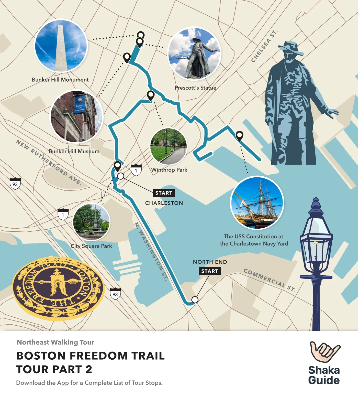 Freedom Trail Map Printable