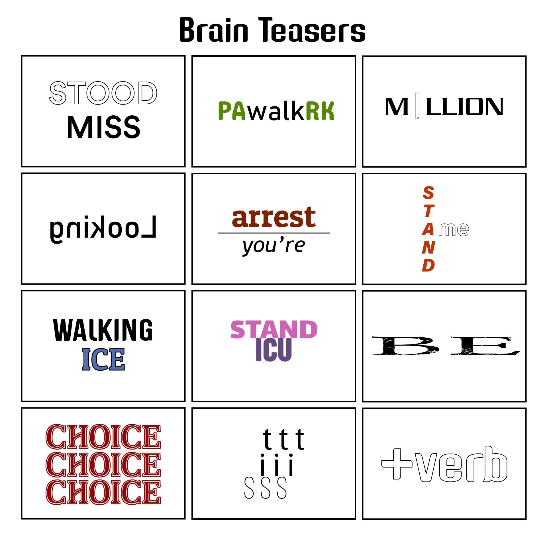 Brain Teaser Worksheets Printable Brain Teasers Worksheets Library Brain Teaser Worksheets Printable Brain Teasers Worksheets Library