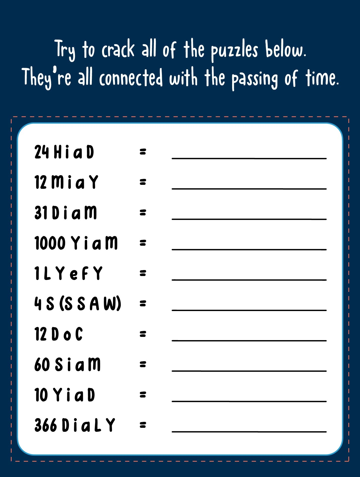 Brain Games Printable Worksheets For Adults