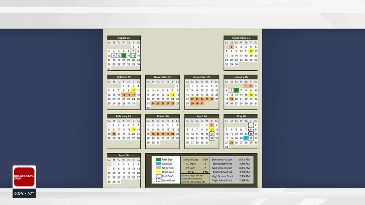 Broken Arrow School Board To Vote On New Hybrid Calendar Newson6
