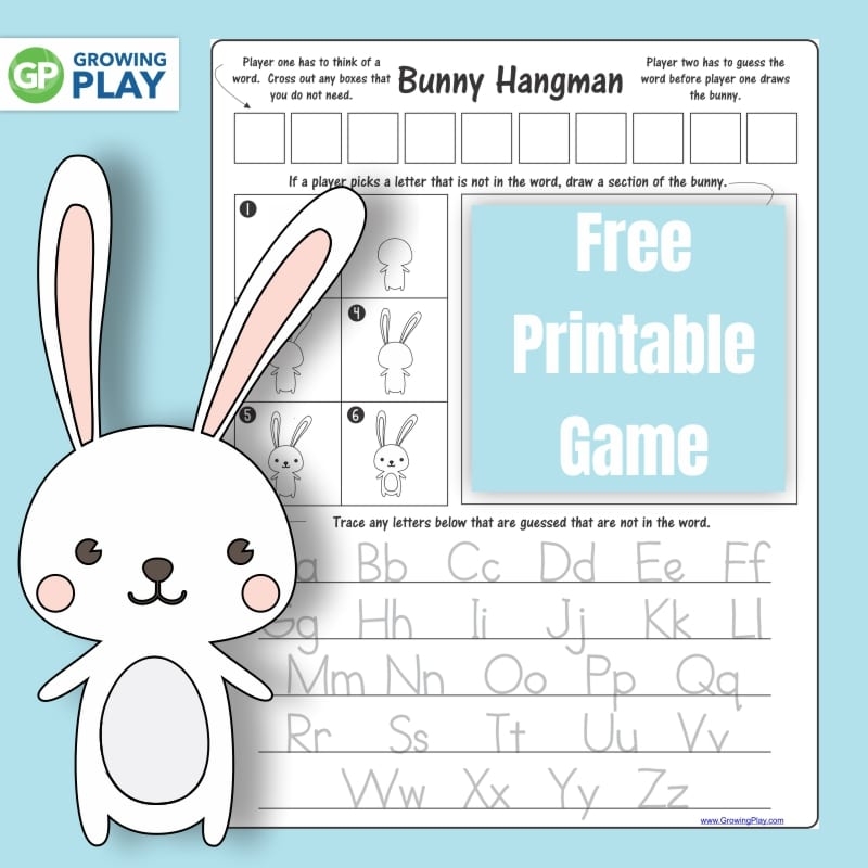 Bunny Game For Kids Growing Play