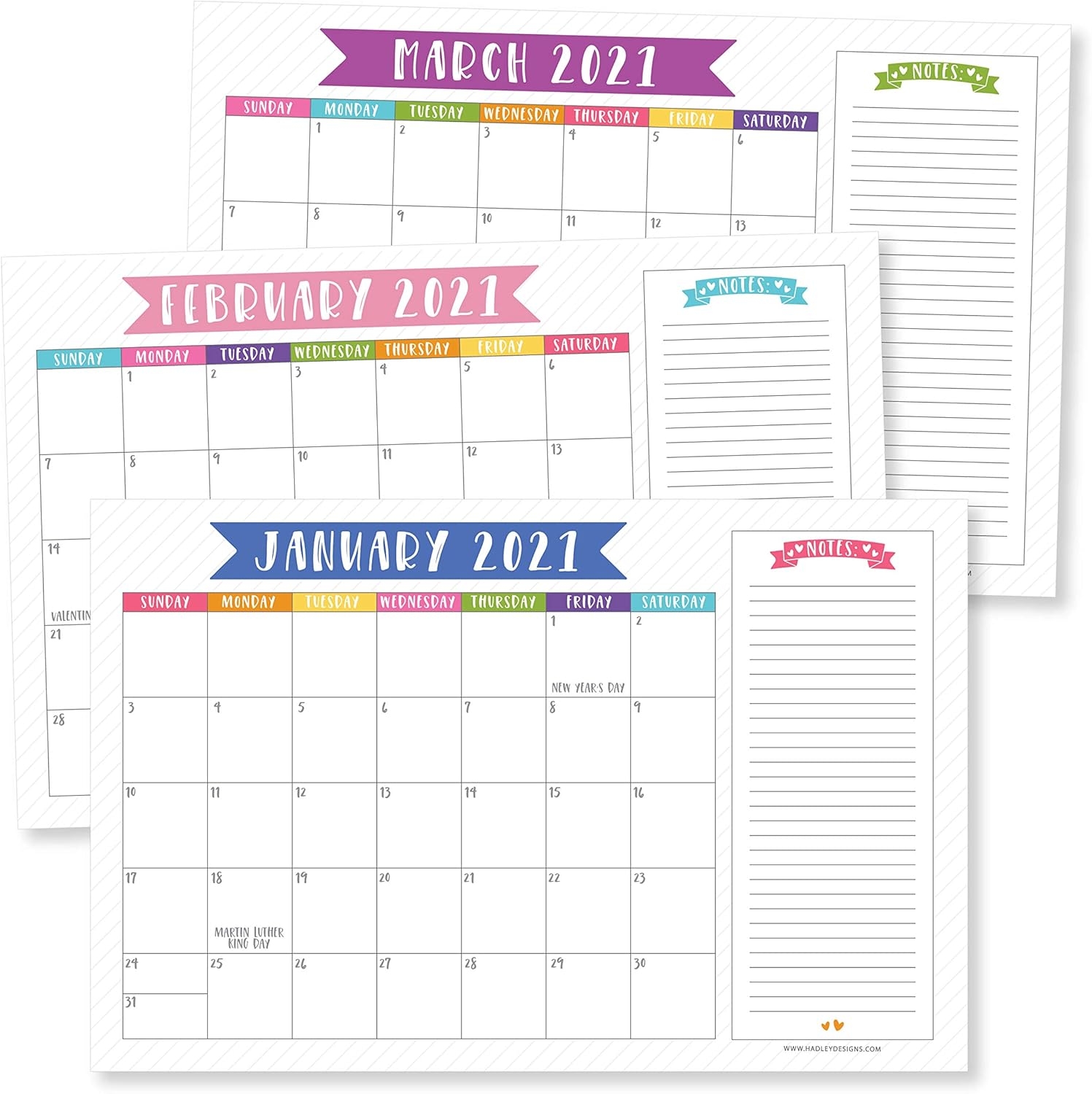 Calendar Waterproof Paper Calendar