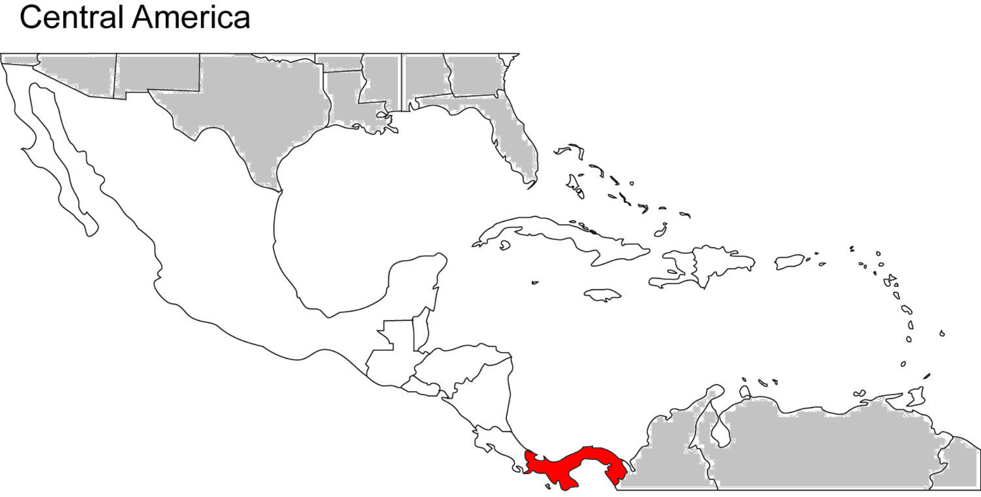 Central America Map Quiz Quiz