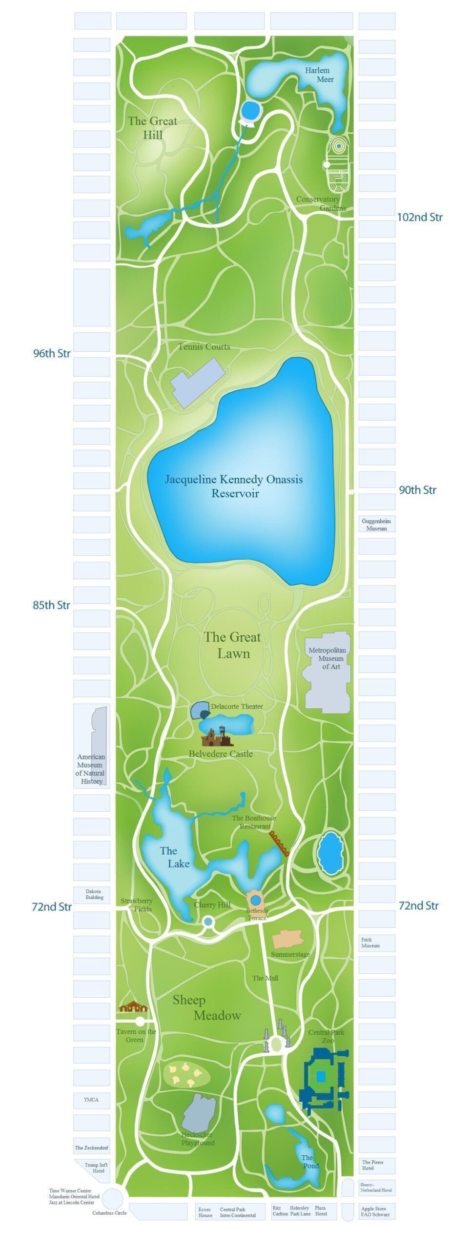 Central Park Map