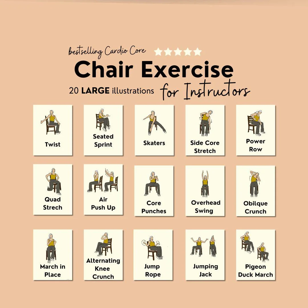 Chair Exercise Charts Printable