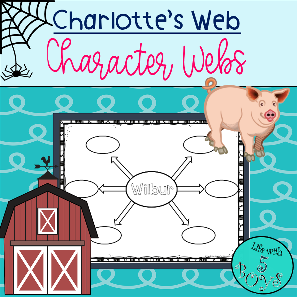 Charlotte s Web Activity Character Webs Made By Teachers Charlotte s Web Activity Character Webs Made By Teachers