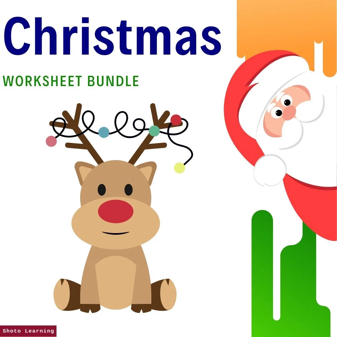 Christmas Worksheet Bundle 10 Fun Activities Free Bonuses 