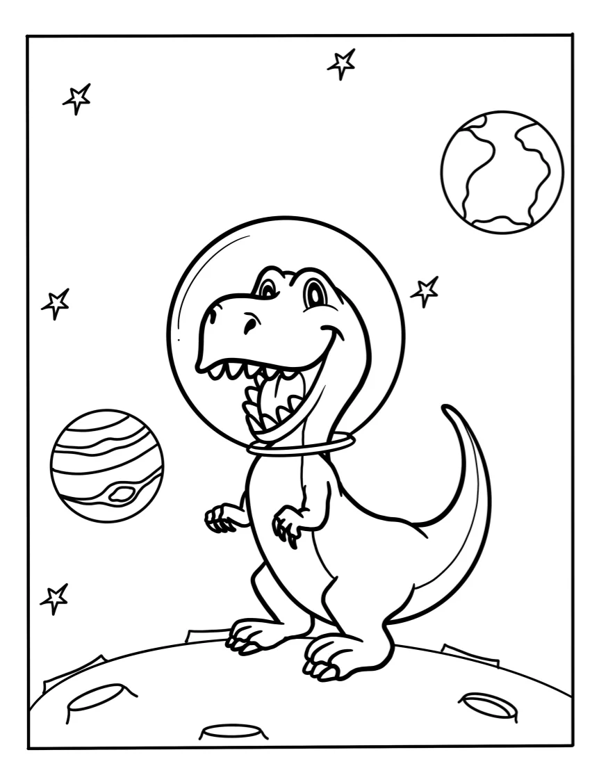 Printable Space Coloring Sheets