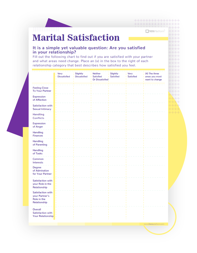 Free Printable Relationship Worksheets