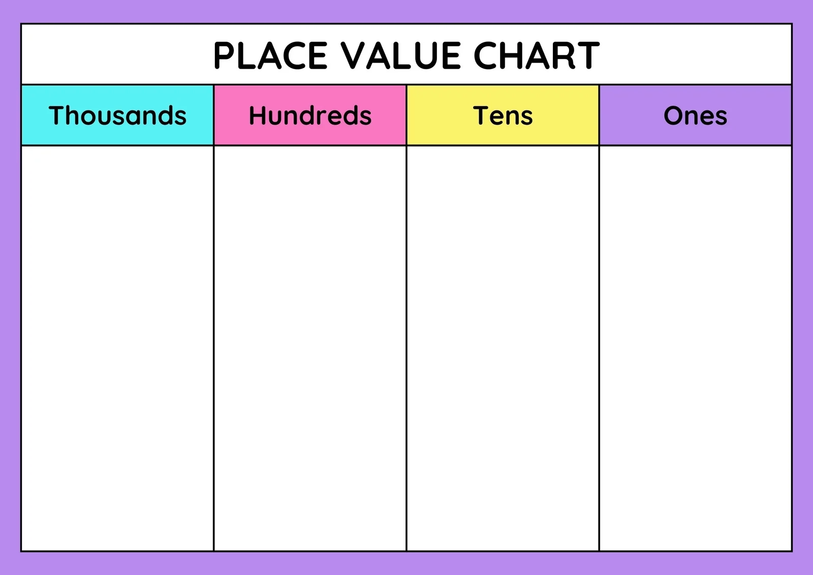Customize 122 Place Value Worksheets Templates Online Canva