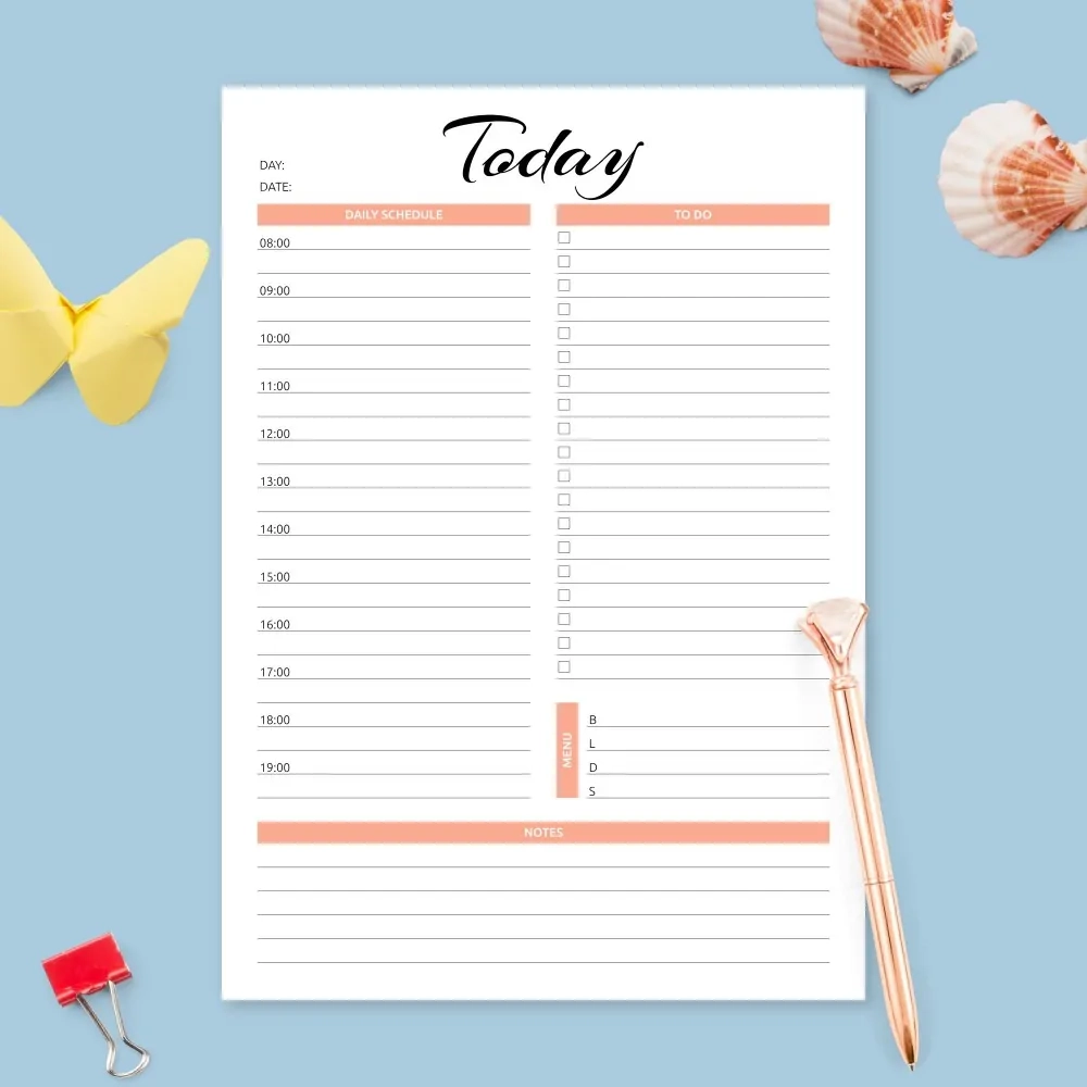 Daily Appointment Calendar Printable Free