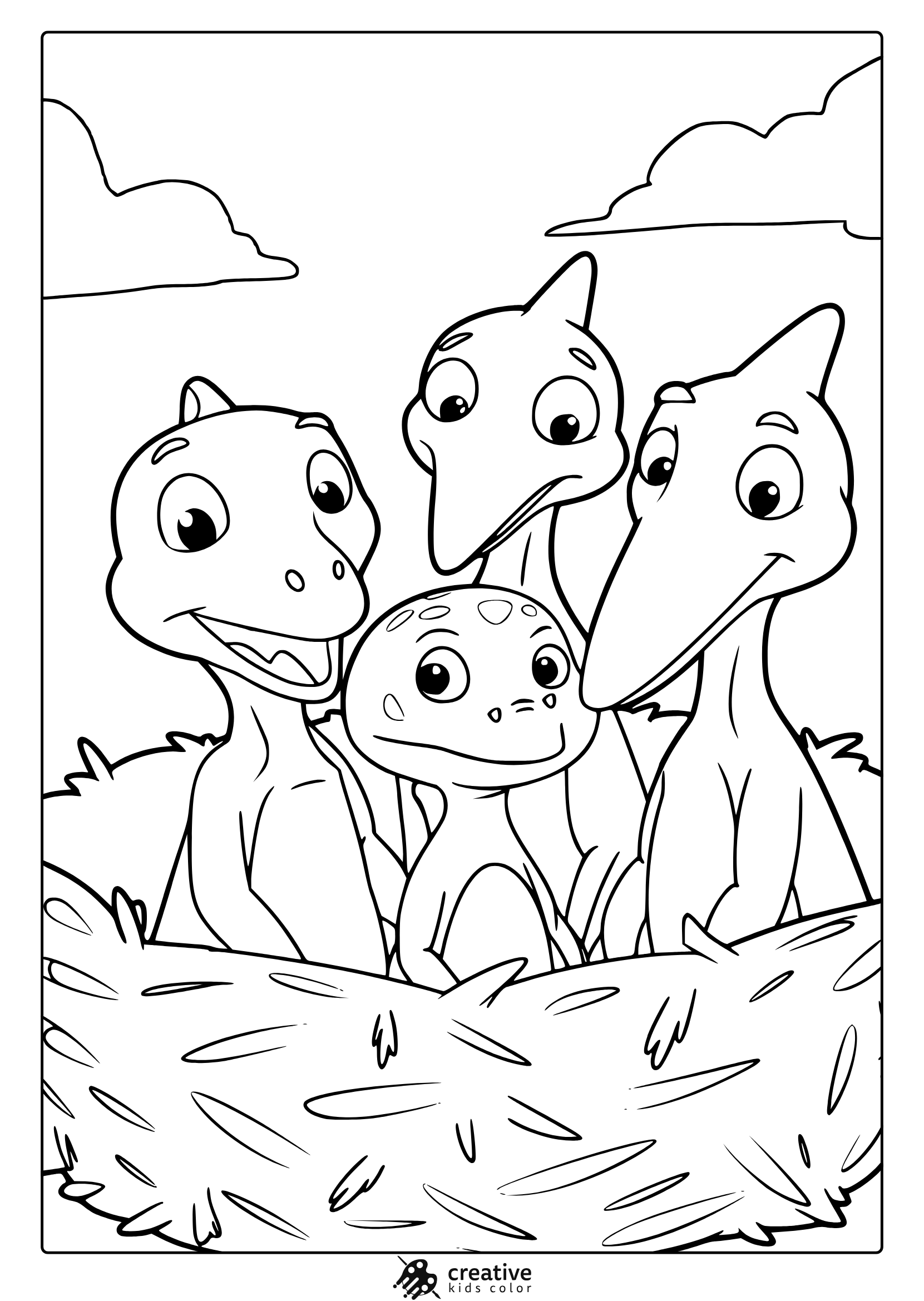 Dinosaur Coloring Pages 20 Free Printable PDF 