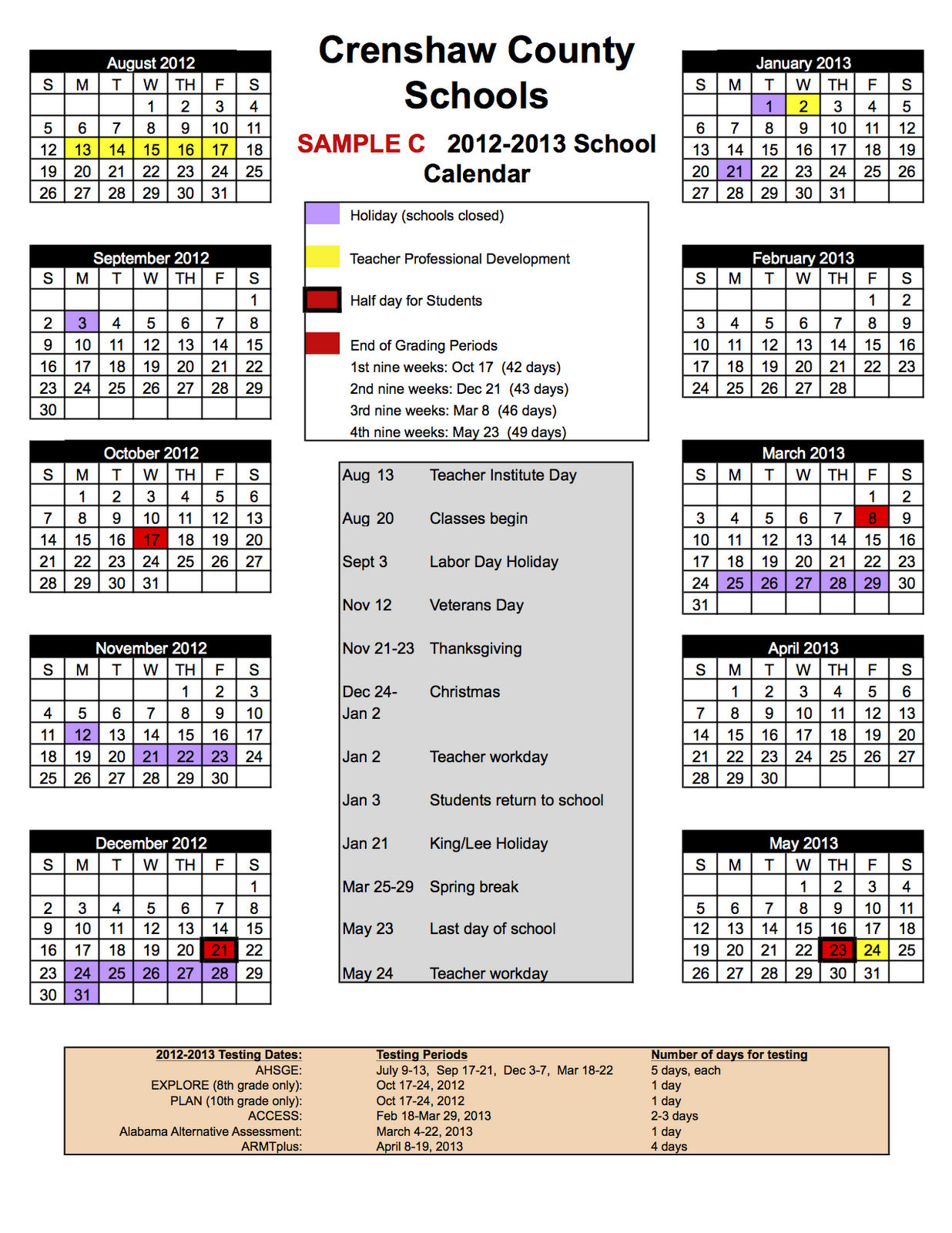 District 87 Calendar 2024 2025 Printable