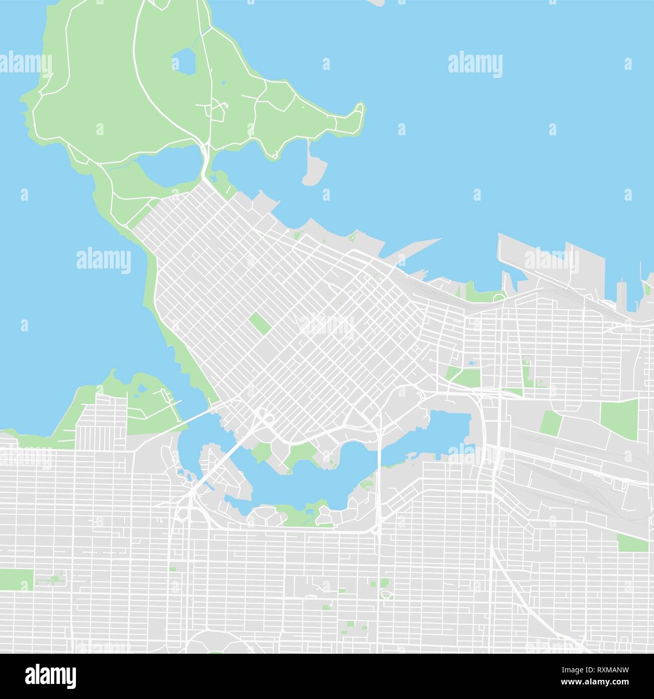 Printable Map Of Downtown Vancouver Bc