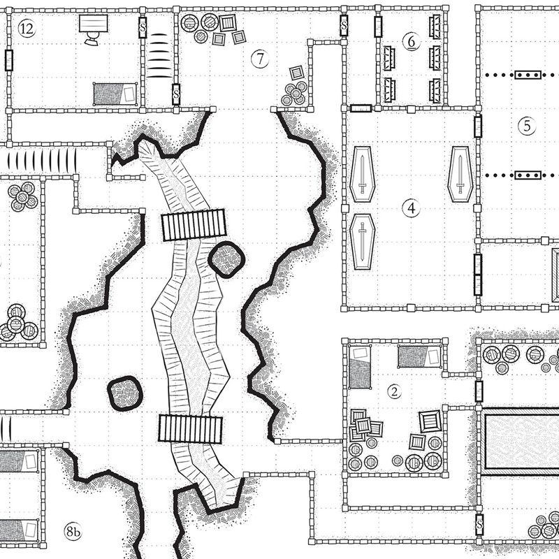 Dwarven Excavation PDF Printable Dragon Of Icespire Peak Maps 