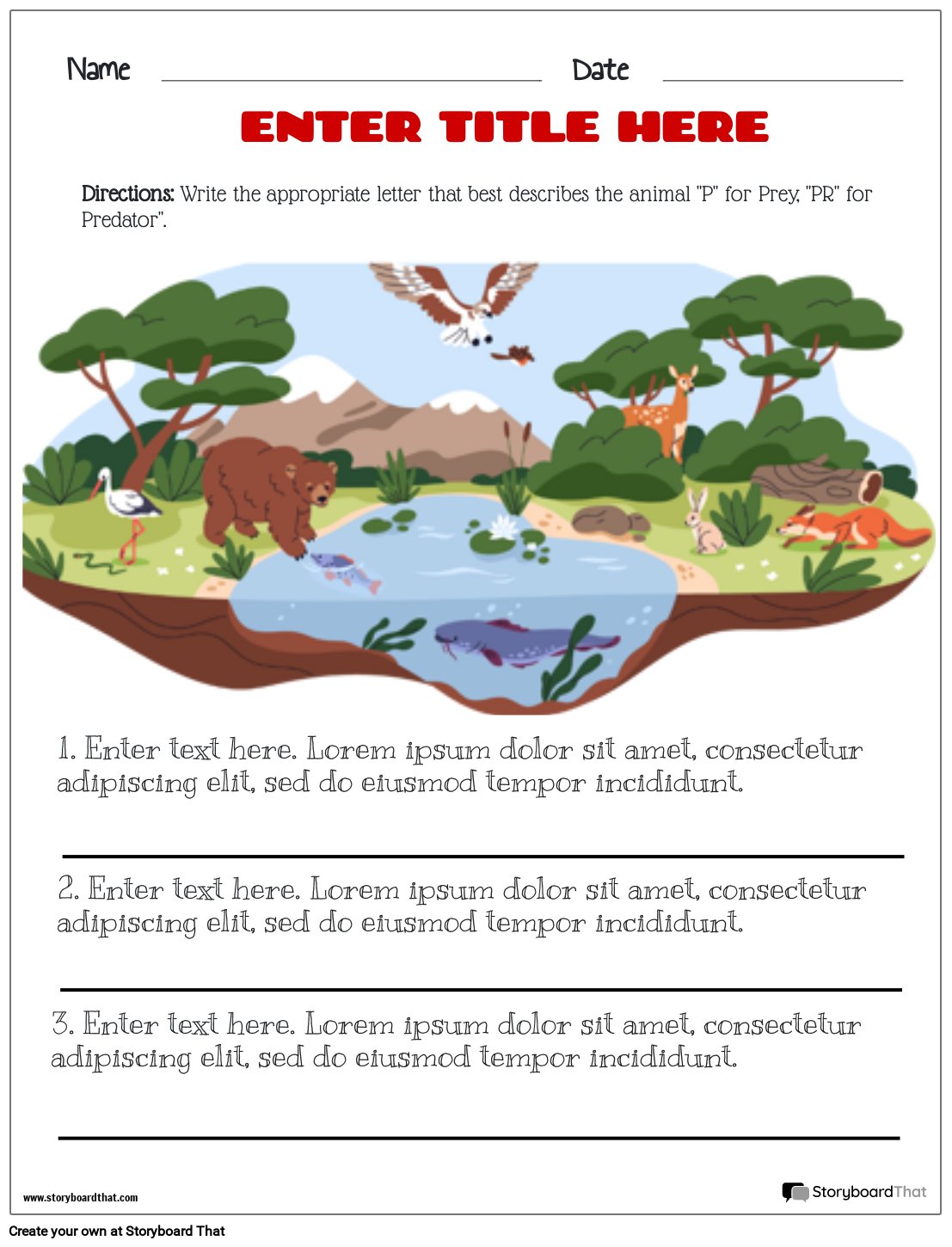 Ecosystems Worksheets For Kids Free Printable Templates Ecosystems Worksheets For Kids Free Printable Templates