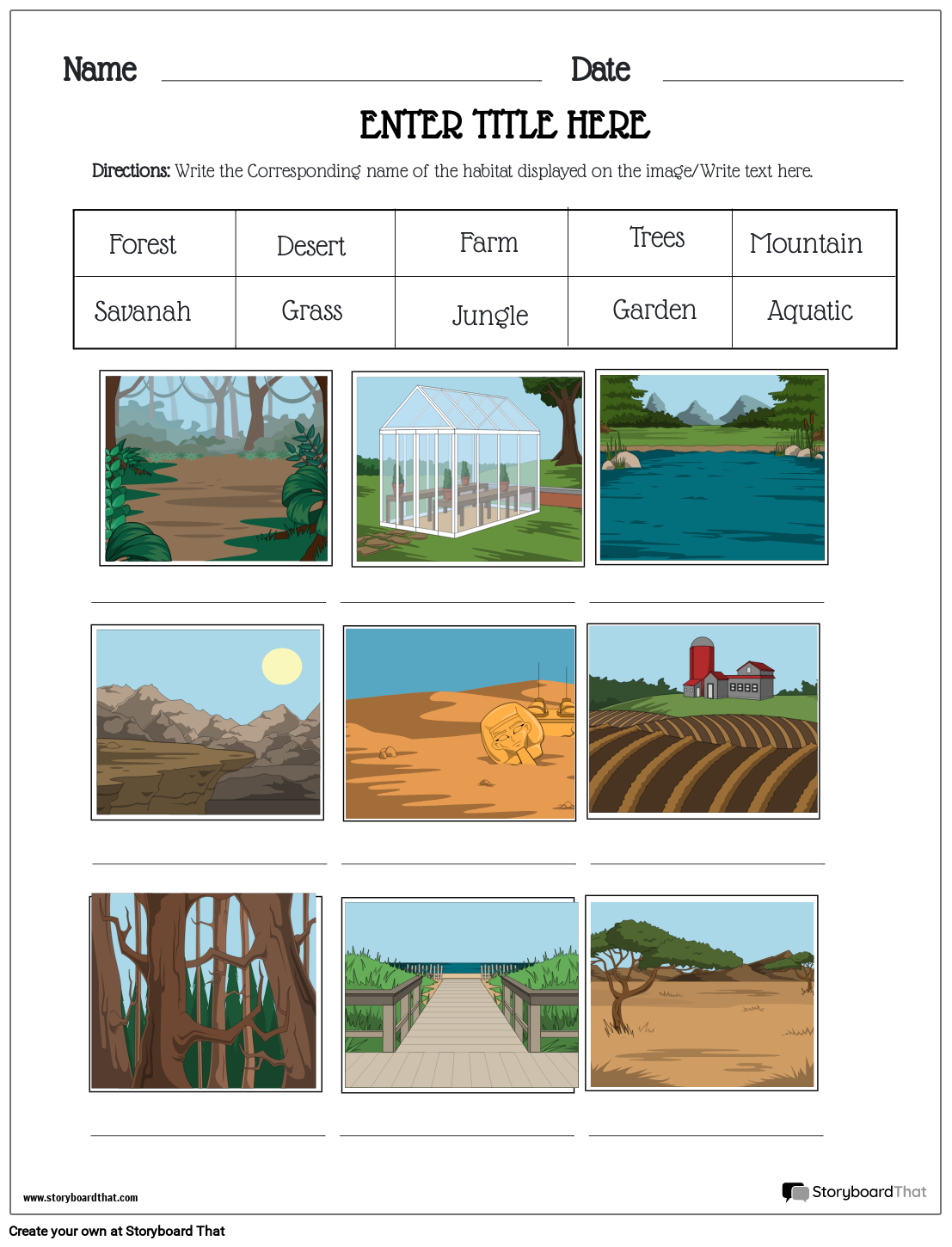 Ecosystems Worksheets For Kids Free Printable Templates Ecosystems Worksheets For Kids Free Printable Templates