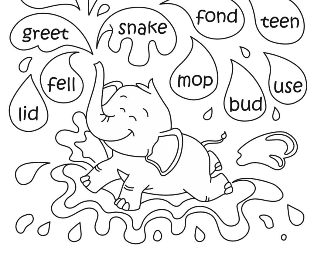 Ee Worksheets Lessons FREE Reading Elephant