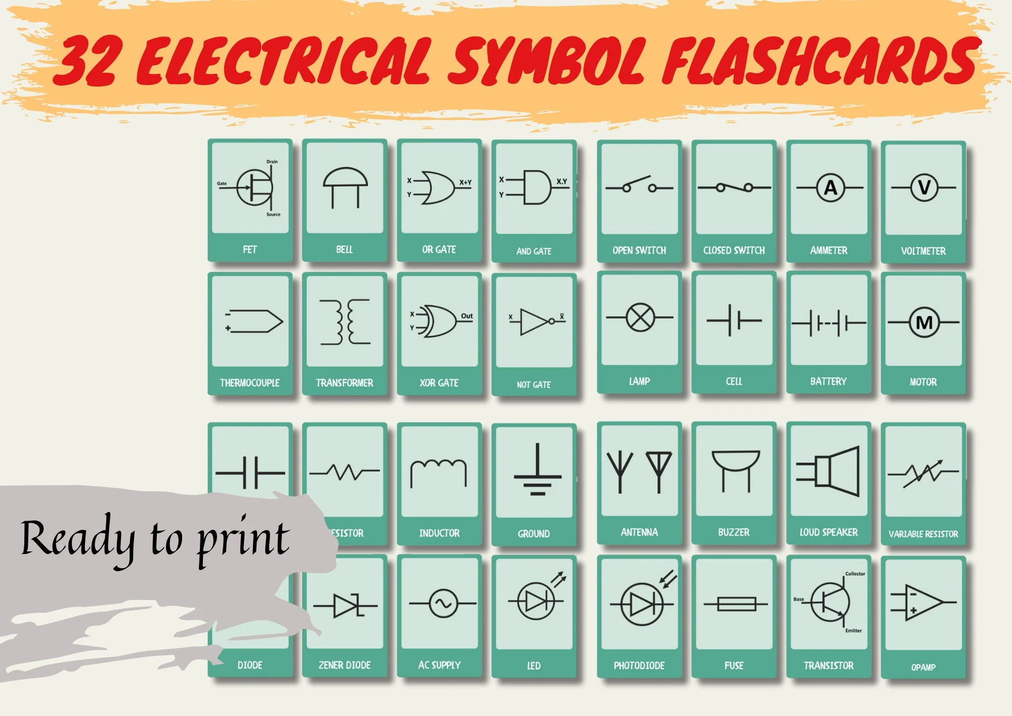 Electrical Symbols Chart Printable Electrical Symbols Chart Printable