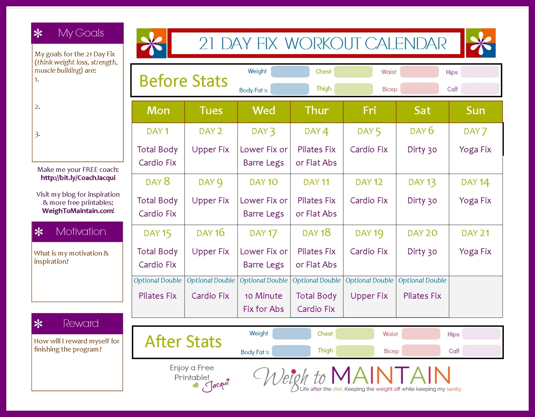Extreme Workout Schedule 21 Day Fix Upper Fix Extreme HOT Workout Calendar Printable 21 Day Upper Fix 21 Day Fix