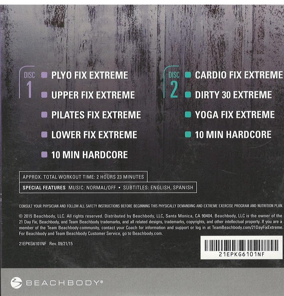 Fix Meal Plan 21 Fix Extreme Workout Calendar Printable 21 Day Fix Workouts Free Meal Plan