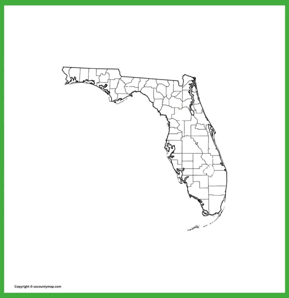 Florida County Map Map Of FL Counties And Cities 